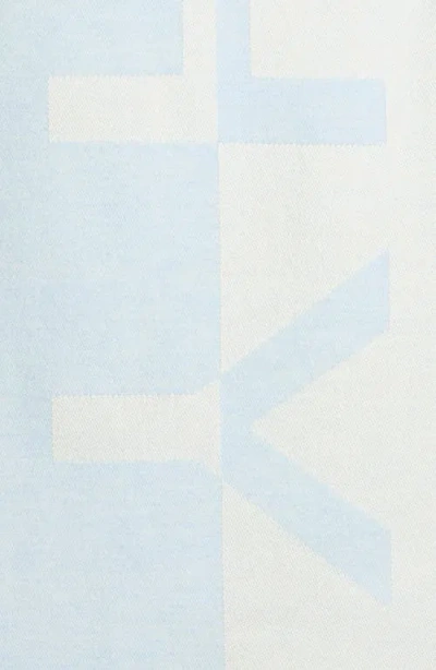 Givenchy Logo Wool & Cashmere Blend Oblong Scarf In Gray