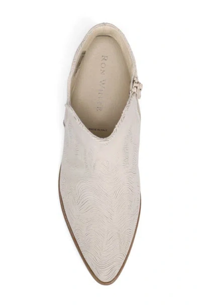 Ron White Weslynn Laser-cut Bootie In Neutral