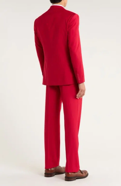 Zegarie Red Mélange 3-piece Suit In Red