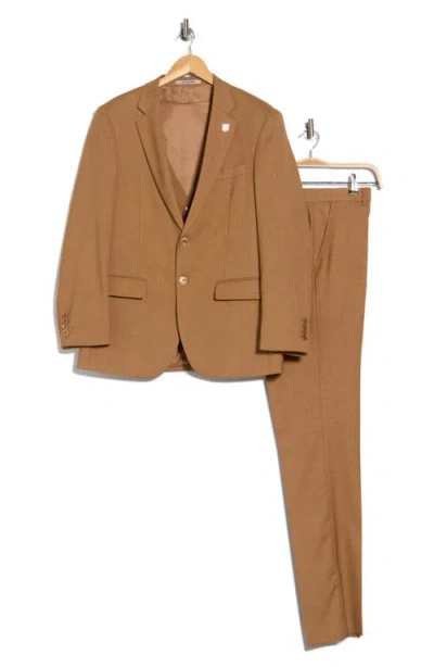 Zegarie Coffee Mélange 3-piece Suit In Brown