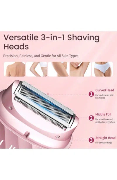 Lila By Akunbem Breeze B2 Max Painless 3-in-1 Multifunction Body & Facial Hair Shaver In Multi