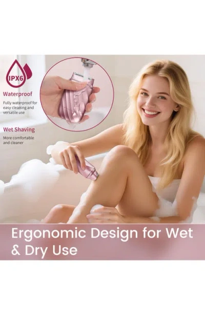 Lila By Akunbem Breeze B2 Max Painless 3-in-1 Multifunction Body & Facial Hair Shaver In Multi