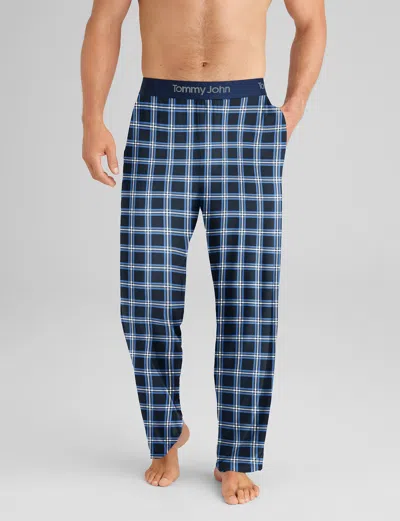 Tommy John Waffle Knit Lounge Pants In Black