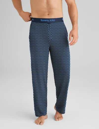Tommy John Waffle Knit Lounge Pants In Black