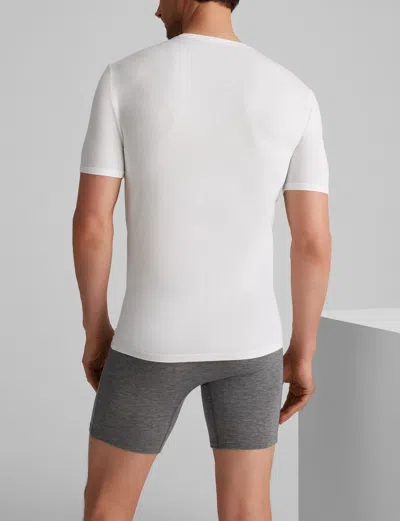 Tommy John 3-pack Second Skin Stay Tucked V-neck Undershirts In Black