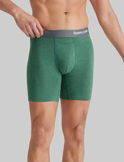 Tommy John 3-pack Second Skin 6-inch Stretch Modal Boxer Briefs In Black