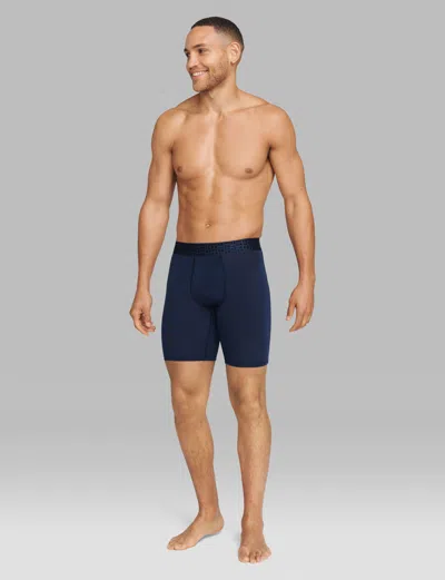 Tommy John Men's Apollo Boxer Brief 8" In Blue