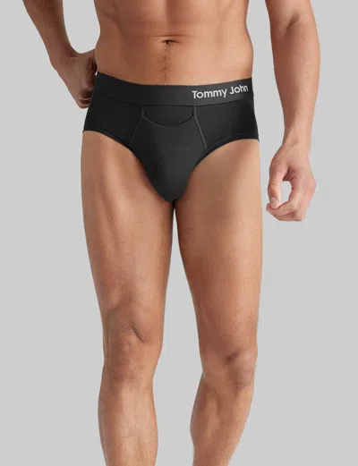 Tommy John Men's Cool Cotton Brief In Black