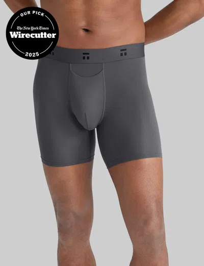 Tommy John Men's Air Mid-length Boxer Brief 6" In Blue