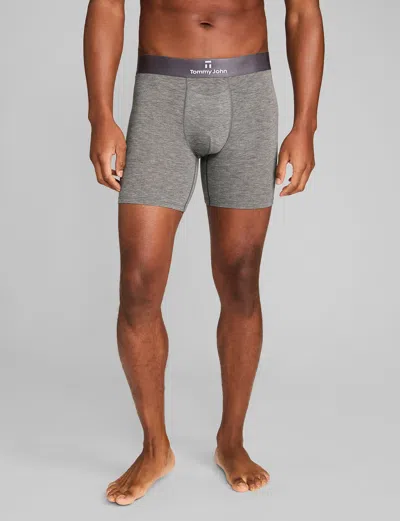 Tommy John Second Skin 4-inch Boxer Briefs In Black