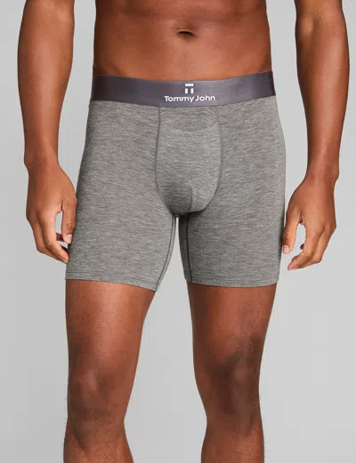 Tommy John Second Skin 4-inch Boxer Briefs In Black