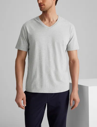 Tommy John Men's Second Skin V-neck T-shirt In Gray