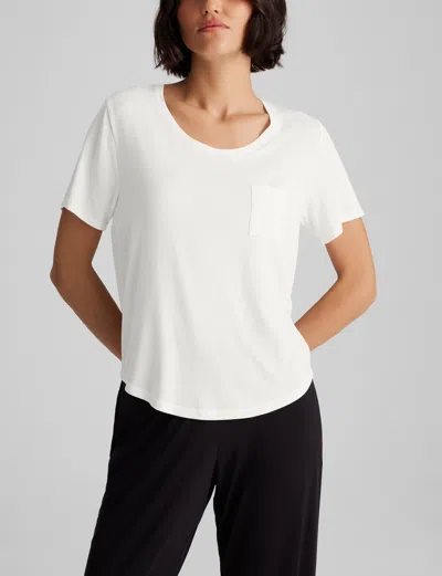 Tommy John Women's Zen Waffle T-shirt In Black
