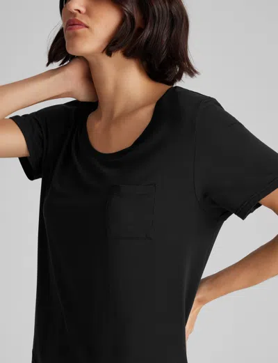 Tommy John Women's Zen Waffle T-shirt In Black