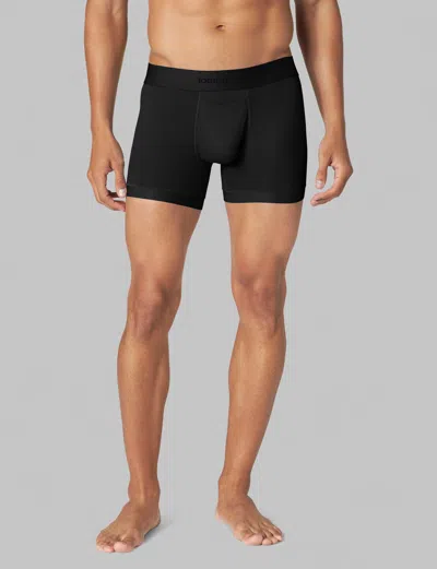 Tommy John Second Skin 4-inch Boxer Briefs In Black