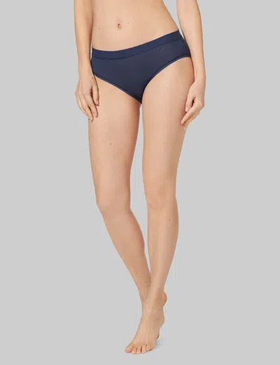 Tommy John Air Brief Panties Womens Evening Blue Cotton High Rise Buu654 In Blue