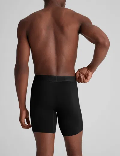 Tommy John Men's Customized Flex Mid-length Boxer Brief 6" In Blue