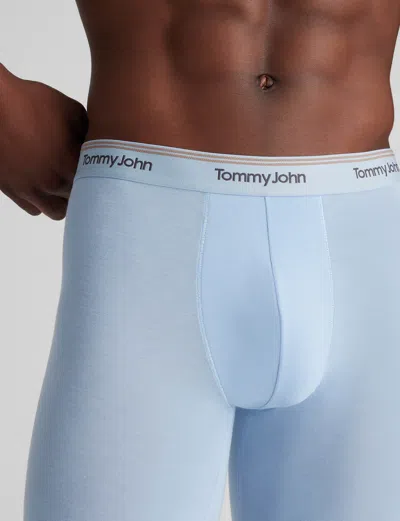 Tommy John Men's Ultra Soft Flex Trunk 4" Boxer Brief In Green