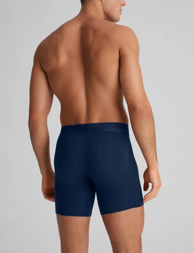 Tommy John 3-pack Second Skin 6-inch Stretch Modal Boxer Briefs In Black