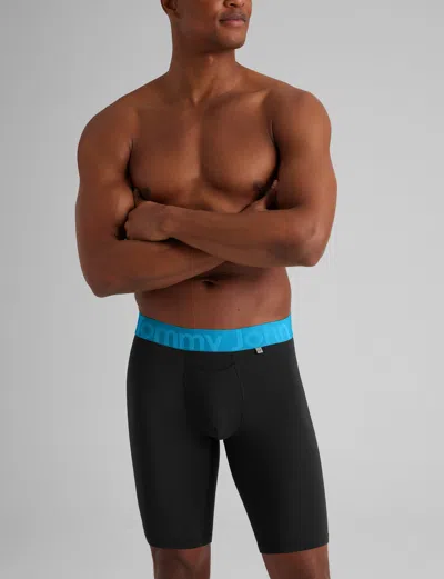 Tommy John Men's 360 Sport Boxer Brief 8" In Blue