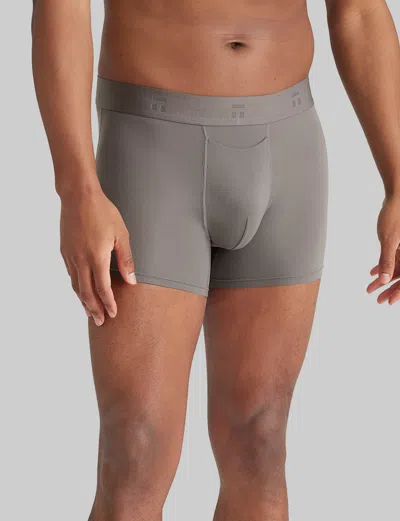 Tommy John Men's Air Trunk 4" Boxer Brief In Blue