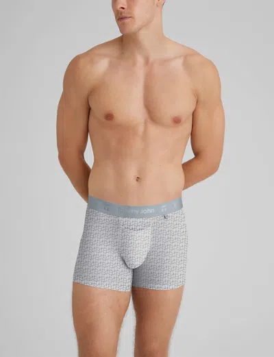 Tommy John Men's Air Trunk 4" Boxer Brief In Blue