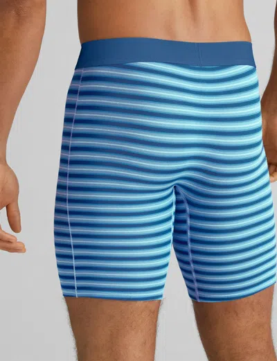 Tommy John Men's Cool Cotton Boxer Brief 8" In Gray