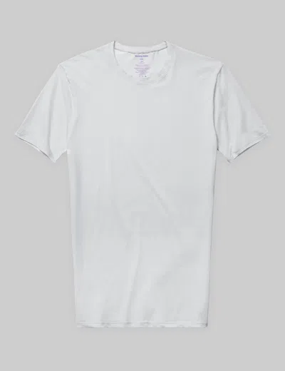 Tommy John Men's Cool Cotton Crew Neck Stay-tucked Undershirt In White