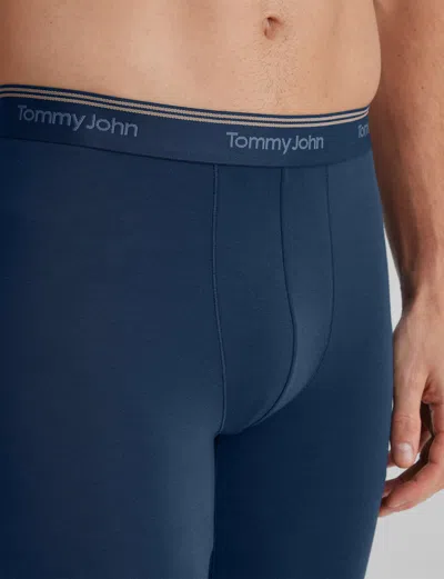Tommy John Men's Ultra Soft Flex Mid-length Boxer Brief 6" In Gray