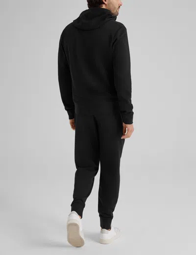 Tommy John Men's French Terry Full Zip Hoodie Shirts In Gray