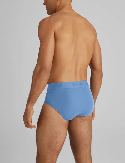 Tommy John Men's Second Skin Brief In Blue