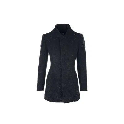 Mammu Couture Women's Black Jacket Teddy In Black