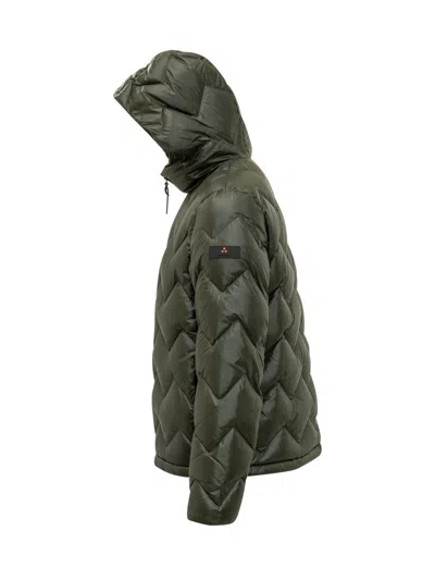 Peuterey Piumino Con Trapunta Chevron Verde In Green