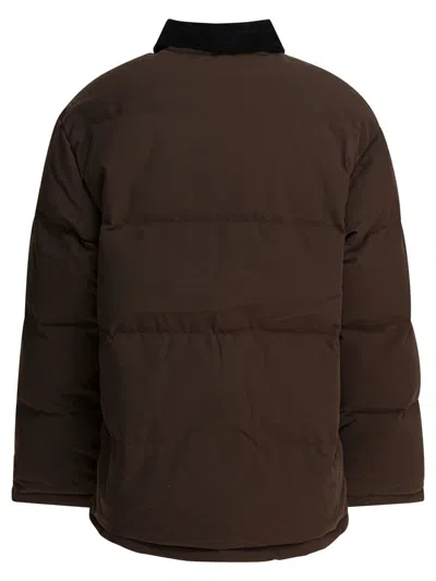 Carhartt Wip Water-repellent Zip Jacket In Brown