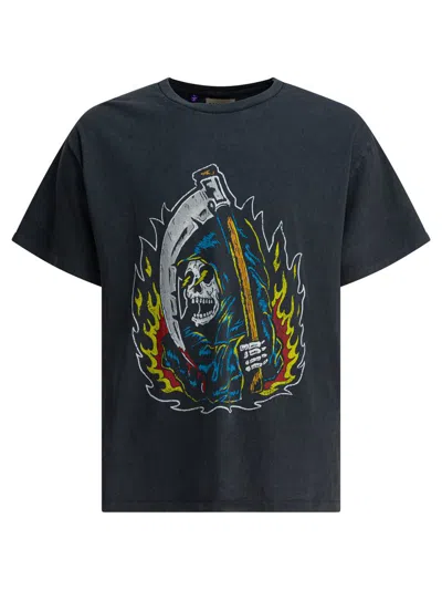 Gallery Dept. Mens Vintage Black Big Reaper Graphic Cotton-jersey T-shirt Xl In Black
