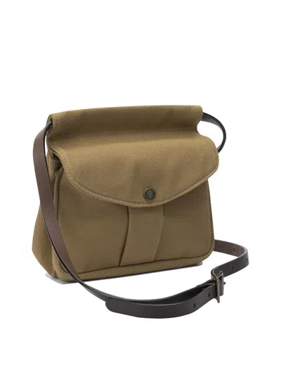 Filson Flap Strap Crossbody Bag In Brown