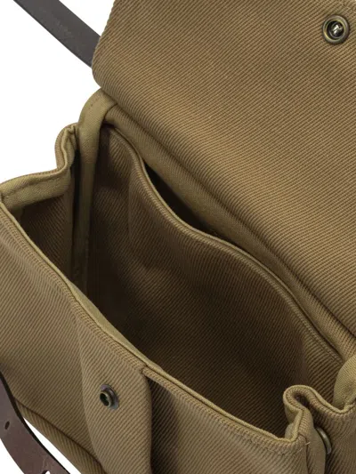 Filson Flap Strap Crossbody Bag In Brown