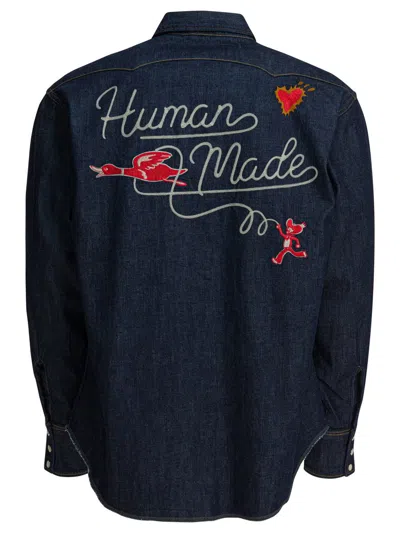 Human Made Jackets & Coats In Blue