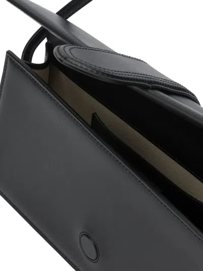 Jacquemus Le Bambino Long In Smooth Leather Bags In Black