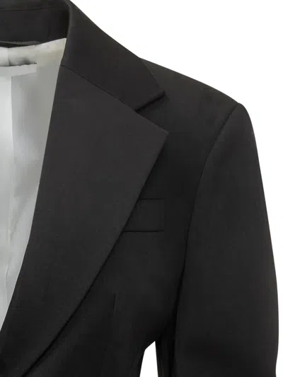 Givenchy Tailored Wool Blazer Notched Lapels In Black