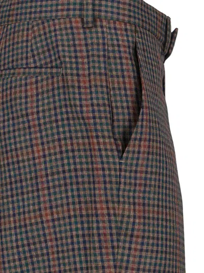 Paul Smith Classic Straight-leg Trousers With Smooth Finish In Brown