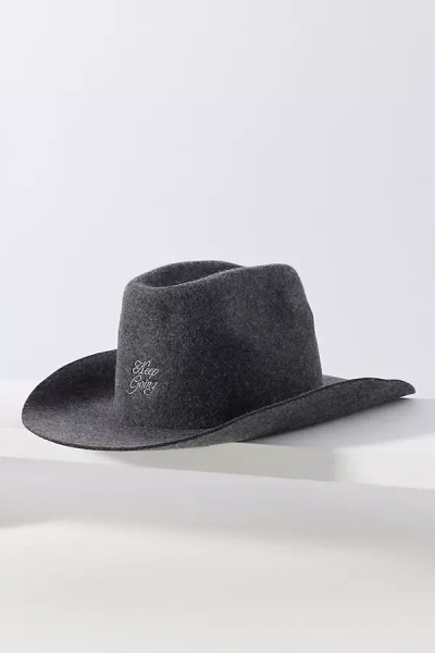 Van Palma Loris Wool Rancher Hat In Gray