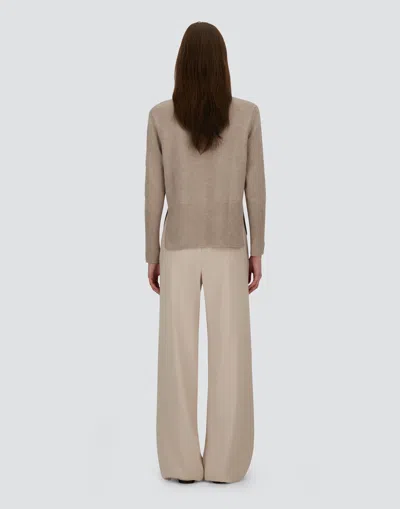 Herno Sweater In Alpaca Wool G.7 In White