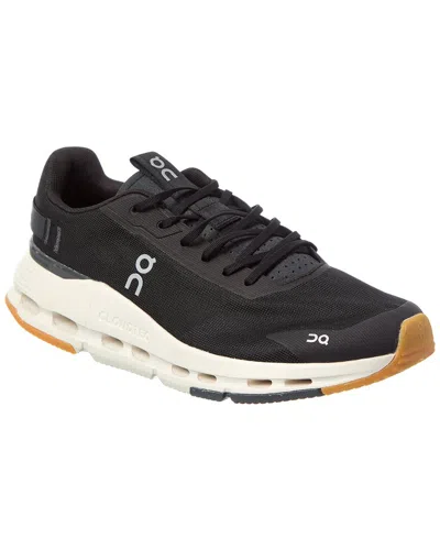 On Running Sleek Low-profile Sneakers With Recycled Polyester Upper In Black