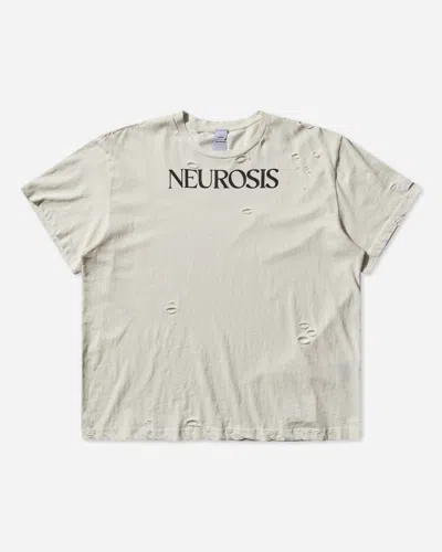 Protocol Index Men S Neurosis Distressed T-shirt In White