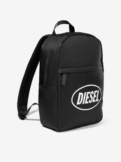 Diesel Wisty Logo-print Backpack In Black