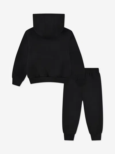 Nike Boys Nsw Fleece Tracksuit In Black
