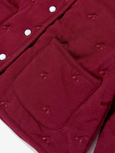 Bonpoint Girls Jeanna Jacket In Red