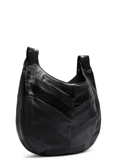 Valentino Hoboho Small Shoulder Bag With Studded Strap In Black