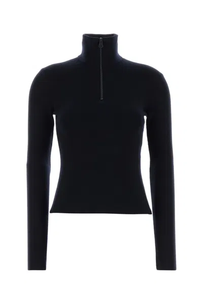Courrèges Courregès Midnight Blue Wool Sweater In Blue